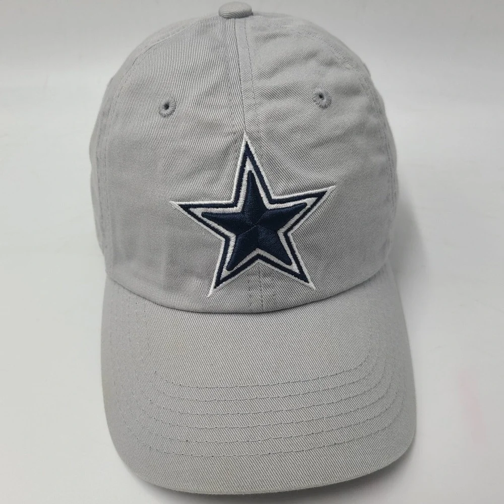 Dallas‎ Cowboys Hat Strapback Gray Blue NFL Football Authentic Casual Cotton Men